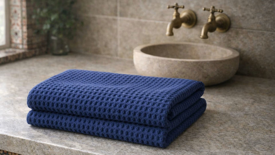 Waffle Towels for Women: Soft, Skin-Friendly, Quick-Dry Bath Towels for Everyday Use